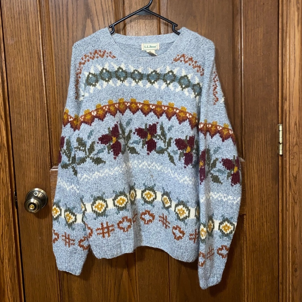 L.L. Bean Women’s Wool Sweater, Size Large